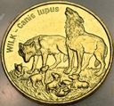 2 zł złote 1999 Wilk Wilki Zwierzęta Świata