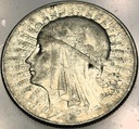 5 zł złotych 1933 Głowa Kobiety Polonia Jadwiga Babka SREBRO