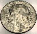 5 zł złotych 1934 Głowa Kobiety Polonia Jadwiga Babka SREBRO