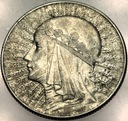 5 zł złotych 1934 Głowa Kobiety Polonia Jadwiga Babka SREBRO