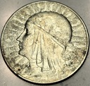 5 zł złotych 1933 Głowa Kobiety Polonia Jadwiga Babka SREBRO