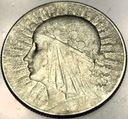 5 zł złotych 1933 Głowa Kobiety Polonia Jadwiga Babka SREBRO