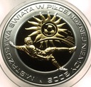 10 zł złotych 2006 Niemcy Mistrzostwa Świata FIFA platerowana AU SREBRO