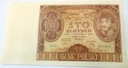 1934 100 zł Sto Złotych Seria BJ 2035315 banknot