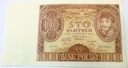 1934 100 zł Sto Złotych Seria BJ 2035316 banknot