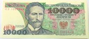 1988 10000 zł złotych Wyspiański seria CZ banknot