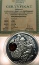 Szlak Bursztynowy 1 dolar 2011 Gdańsk LUSTRZANA SREBRO