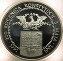 200000 zł złotych 1991 Konstytucja 3 Maja SREBRO (nr 1)