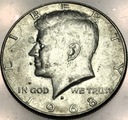 USA 1/2 dolara Half Dollar 1968 D KENNEDY John F JFK SREBRO