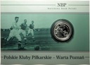 5 zł złotych 2013 Warta Poznań Polskie Kluby Piłkarskie SREBRO