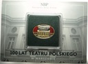 10 zł złotych 2013 Teatr Polski 100 lat Teatru Polskiego SREBRO