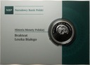 10 zł złotych 2014 Brakteat Leszka Białego Historia Monety Polskiej SREBRO
