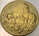 2 zł złote 1999 Wilk Wilki Zwierzęta Świata