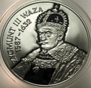 10 zł złotych 1998 Zygmunt III Waza POPIERSIE SREBRO