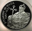 10 zł złotych 1998 Zygmunt III Waza PÓŁPOSTAĆ SREBRO