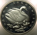 500 zł złotych 1984 ŁABĘDŹ Łabędzie Ochrona Środowiska SREBRO