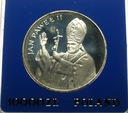 10000 zł złotych 1987 Jan Paweł II L stempel LUSTRZANY SREBRO