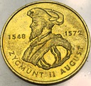 2 zł złote 1996 Zygmunt II August RZADKA