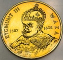 2 zł złote 1998 Zygmunt III Waza