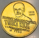 2 zł złote 1999 Ernest Malinowski kolej Peru