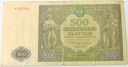1946 500 zł pięćset złotych Seria H 0832624 banknot