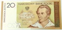 2009 20 zł złotych Juliusz SŁOWACKI JS 0011956 banknot kolekcjonerski NBP