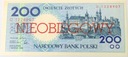 NIEOBIEGOWY 200 zł dwieście złotych 1990 Seria D KRAKÓW Miasta Polskie