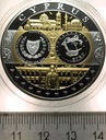 Wspólna Waluta Euro CYPR Cyprus 40 mm SREBRO