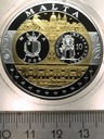Wspólna Waluta Euro MALTA 40 mm SREBRO