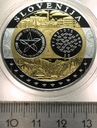 Wspólna Waluta Euro SŁOWENIA Slovenija 40 mm SREBRO
