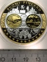 Wspólna Waluta Euro FINLANDIA Suomi Finland 40 mm SREBRO