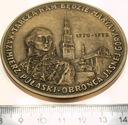 Medal 1982 Kazimierz Pułaski Obrońca Jasnej Góry PTAiN Częstochowa