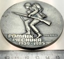 Medal 1985 Pomnik Piechura 1938-1985 Mława MENNICA