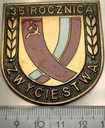 plakietka 1980 35 ROCZNICA ZWYCIĘSTWA ZSRR PRL plakieta medal