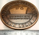 Medal 1980 XXX lecie Studium Wojskowego Uniwersytetu Warszawskiego Warszawa