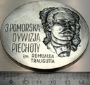 Medal 3 Pomorska Dywizja Piechoty Romuald Traugutt SREBRZONY