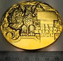 Medal Centralny Kolportaż Wojskowy CKW Prasa Książka Ruch (nr. 2a) ZŁOCONY