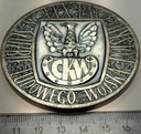 Medal Centralny Kolportaż Wojskowy CKW XXX lat Prasa (nr. 1b) SREBRZONY