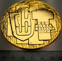Medal Centralny Kolportaż Wojskowy CKW XXXV lat RSW Prasa (nr. 3a) ZŁOCONY