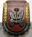 Odznaka Wzorowy Kierowca. Odznaczenie Medal