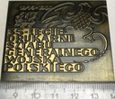 Medal 1980 35 lecie Drukarni Sztabu Generalnego Wojska Polskiego 1945
