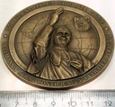 Medal 1988 Jan Paweł II 10 lat pontyfikatu PTAiN Szczecin BRĄZ