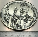 Medal Jan Paweł II Gaude Mater Polonia herb SREBRZONY (nr 1)
