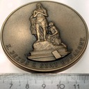 Medal Stacja 10 X Droga Krzyżowa Jezus z Szat Obnażony INCO VERITAS BRĄZ