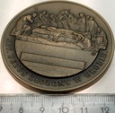 Medal Stacja 14 XIV Droga Krzyżowa Jezus Złożony w Grobie INCO VERITAS BRĄZ