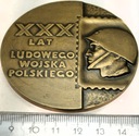Medal 1973 Międzynarodowa Wystawa Filatelistyczna Warszawa XXX lat LWP