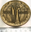 Medal 1979 MAJDANEK Lublin Przeciw Wojnie Wystawa Malarstwa Grafiki Rzeźby