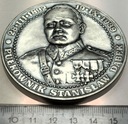 Medal 1989 pułkownik Stanisław Dąbek Lądowa Obrona Wybrzeża 1939 SREBRZONY