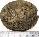 Medal 1981 1.8.1944 Powstanie Warszawskie PTAiN MENNICA BRĄZ (nr 2)