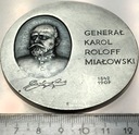 Medal Generał Karol Roloff Miałowski MENNICA SREBRZONY